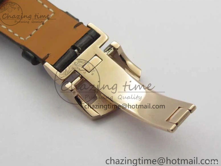 MIROTIME 0308 Compact Portugieser Perpetual Calendar IW503302 RG V9F 1:1 Best Edition White Dial on Brown Leather Strap A 7113